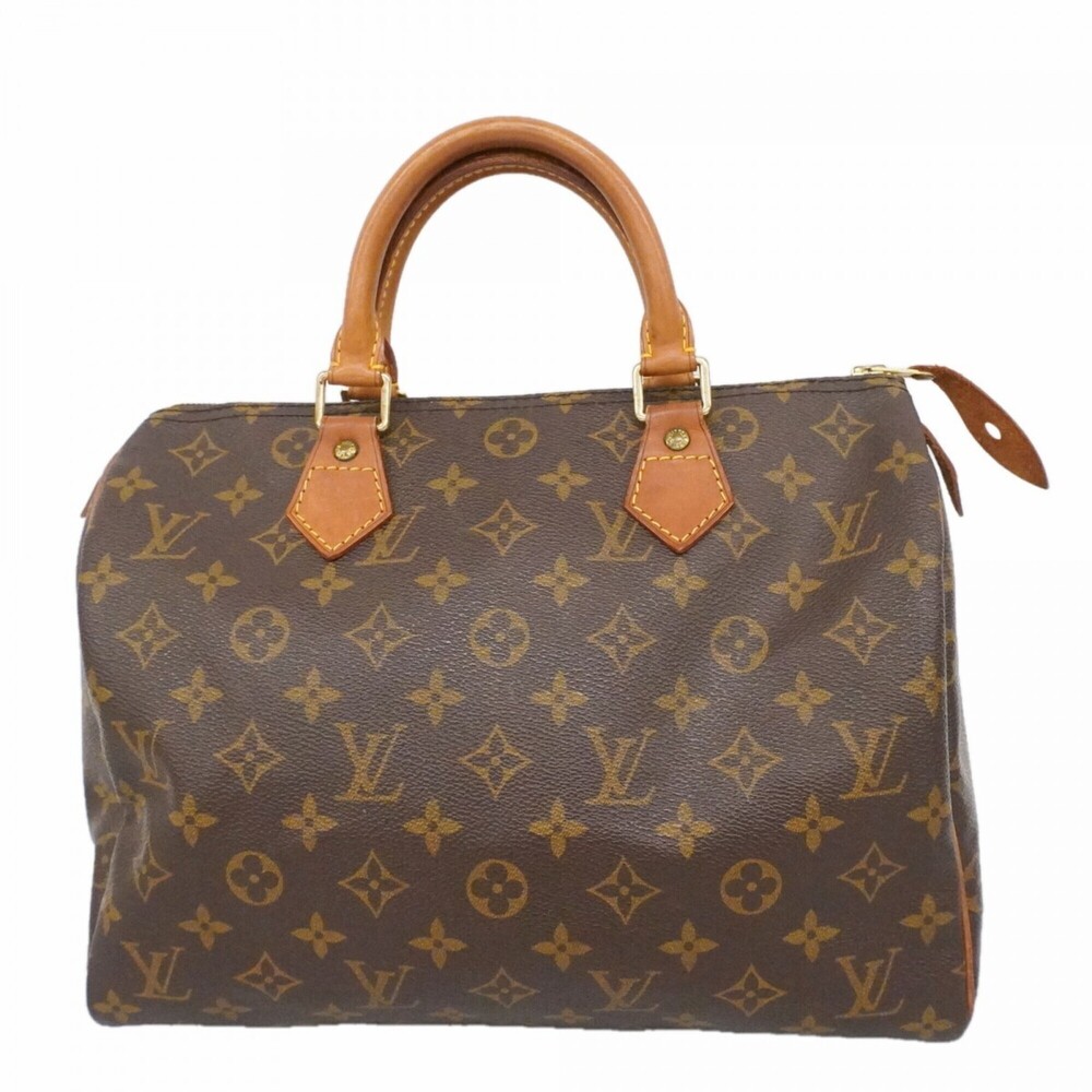 LOUIS VUITTON Brown Monogram Speedy 30 Bag